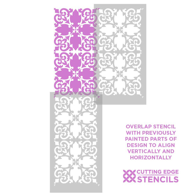 Casa Verde Tile Stencil