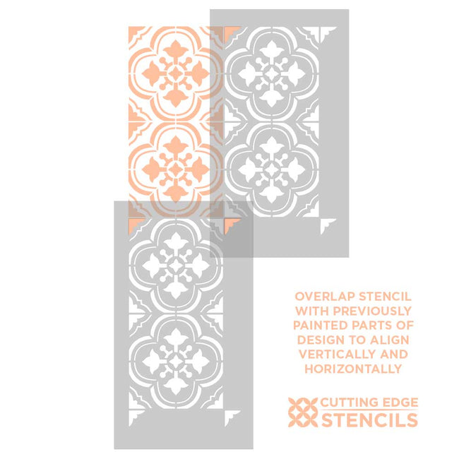 Santa Ana Tile Stencil