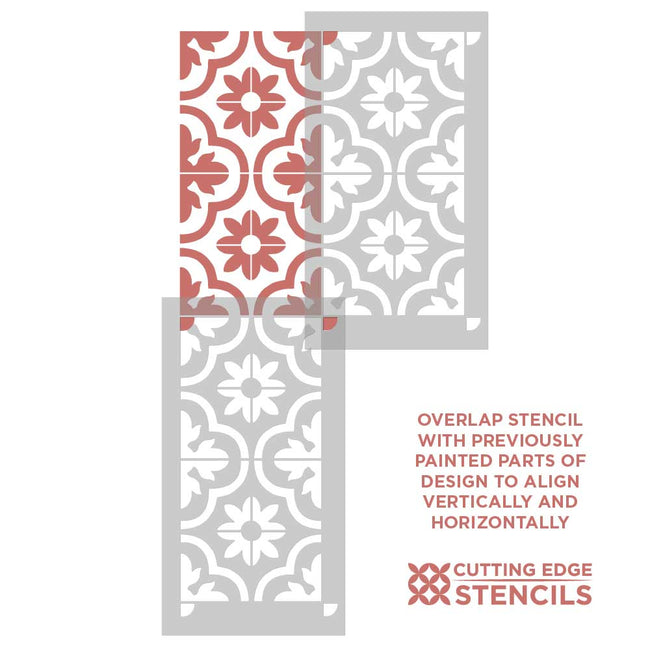 Santa Rosa Tile Stencil