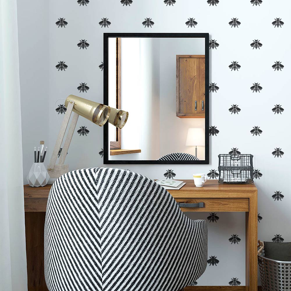 bees stencil