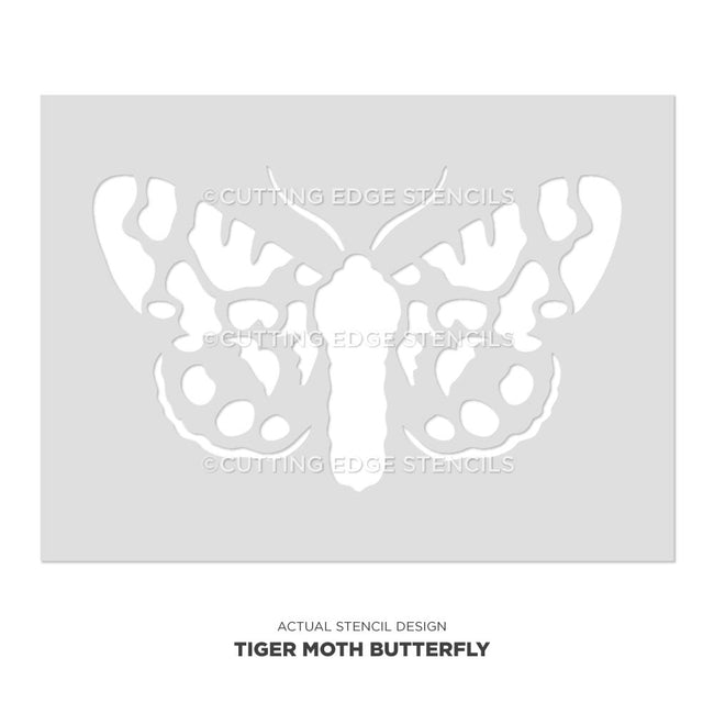 Tiger Moth stencil for walls