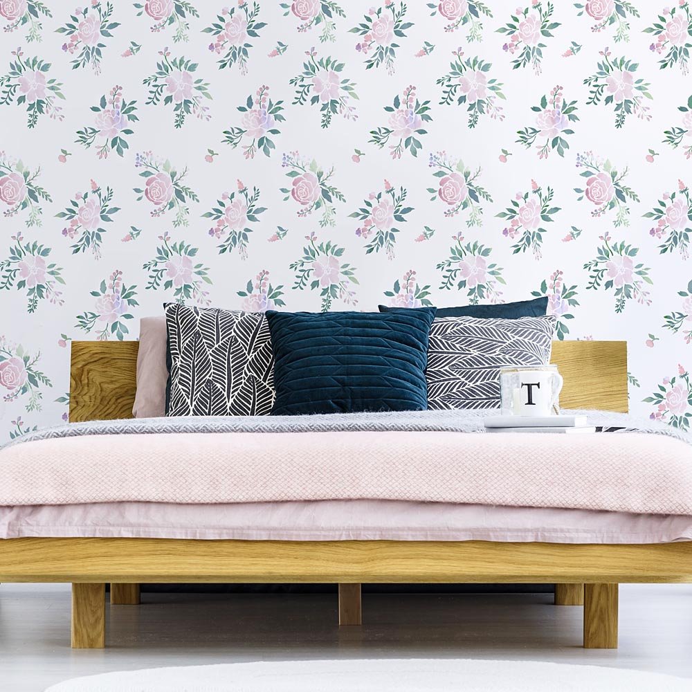 roses floral stencils