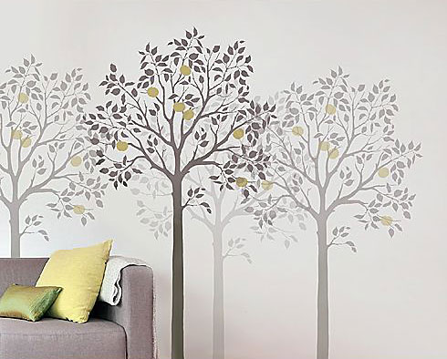 Tree Stencils Branch Stencil Designs Nature Inspired Wall - Tree Stencils For Wall Painting