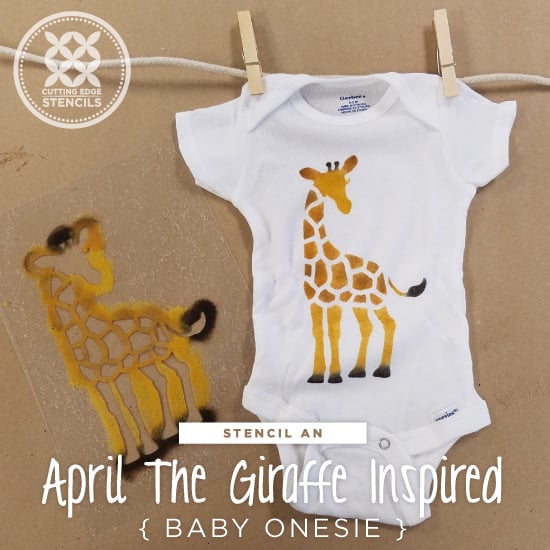 How to Setup a Baby Onesie Decorating Station - The Laughing Giraffe