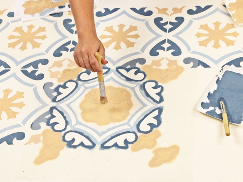 Tile-stencil-floor-design-tiles-pattern
