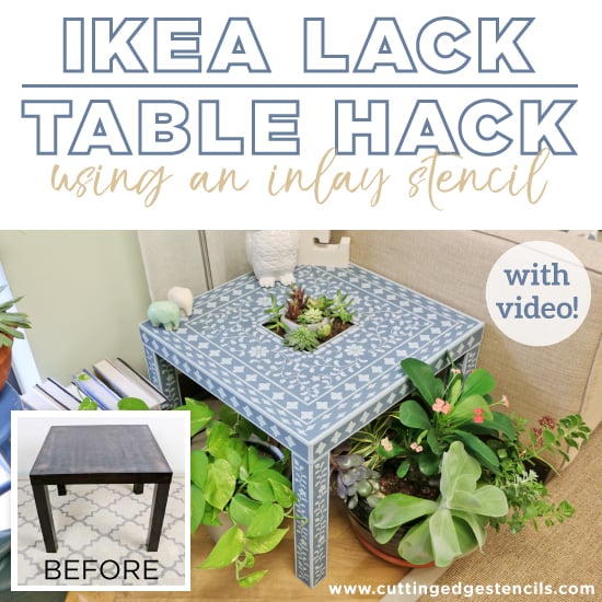 Indian Inlay Ikea Lack Hack Cover