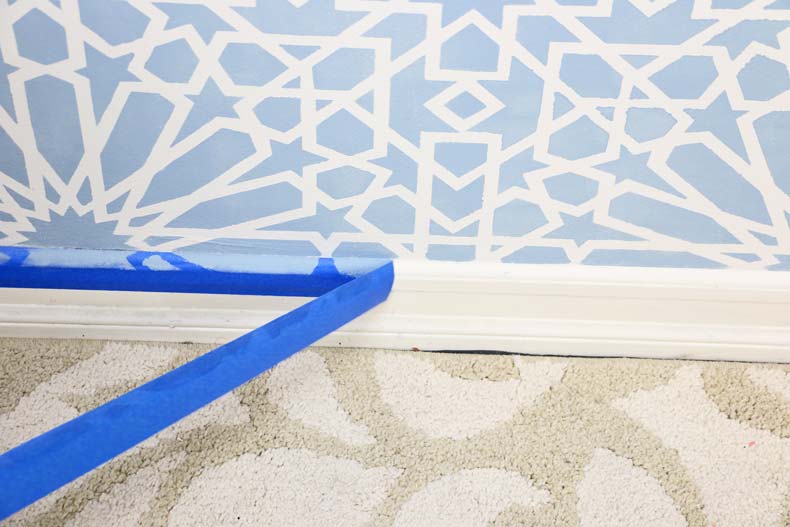 Painting a Stencil On a Wall- DIY Tutorial & Tips! — Poplolly Co.