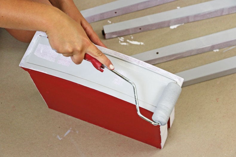 foam roller painting drawer