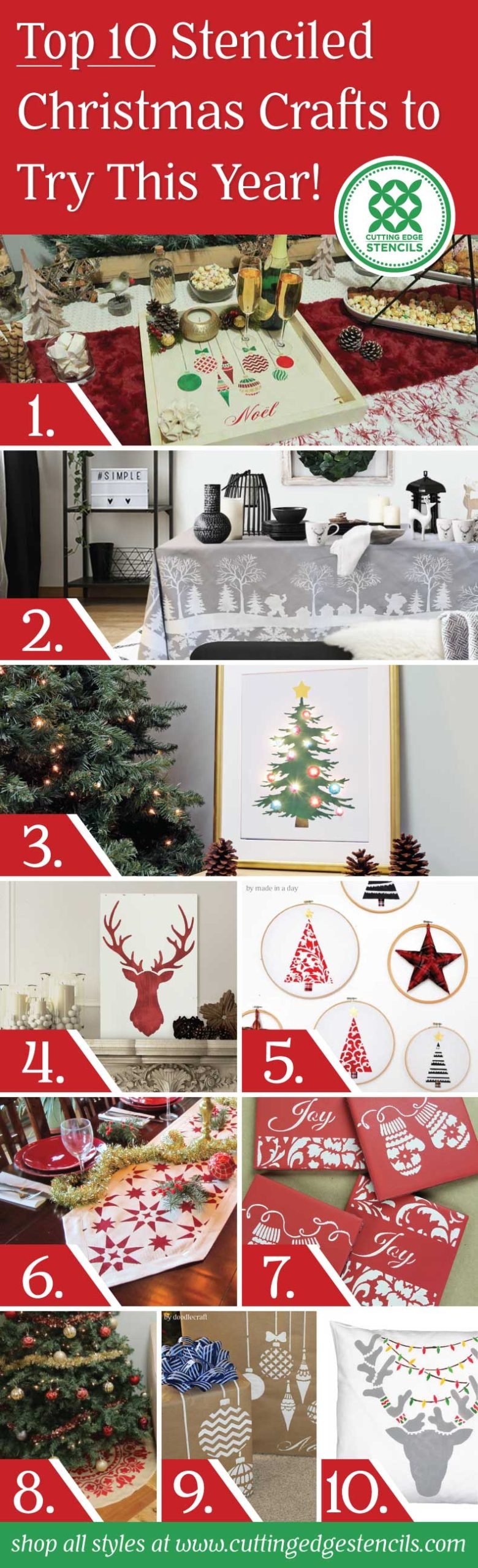 top stencil crafts to try this year