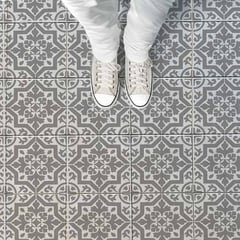 Tile Stencils - Stencil your dated tile floor or backsplash with