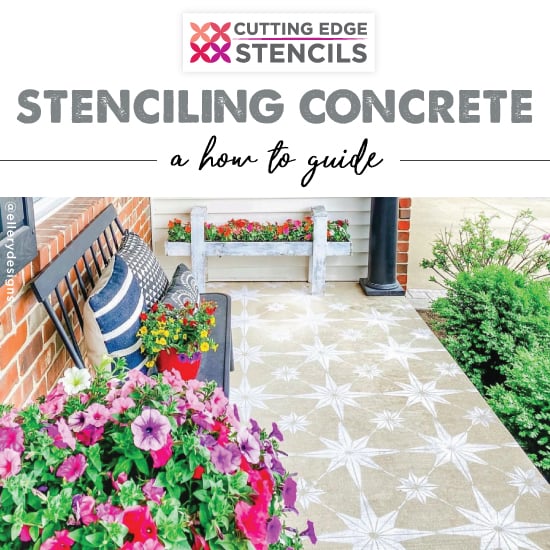 Stenciling Concrete Floors: A How To Guide
