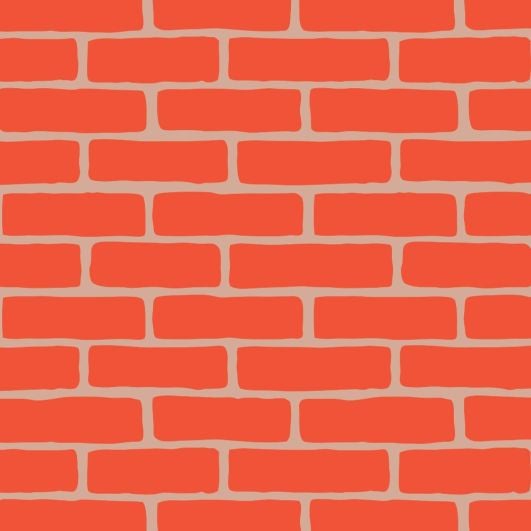 Reusable Mylar Brick Wall Brick Pattern Design Handmade Easy to