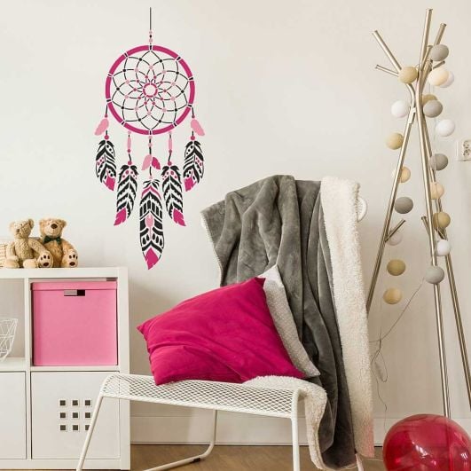 Dreamcatcher Mandala Stencil, Wall Decor, Home Decor, Furniture