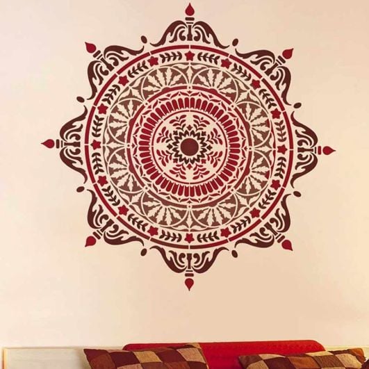Large Mandala Medallion Stencils for Painting DIY Wall Art Designs