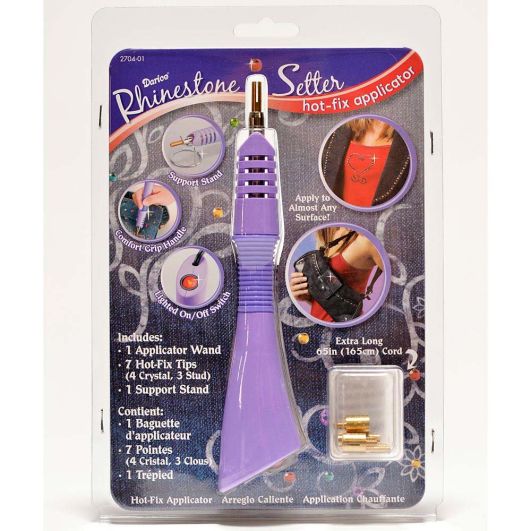 Rhinestone Setter Heat Applicator for the Paint-a-Pillow Stencil Kit