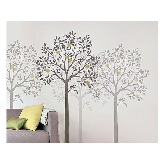 Large Tree stencil. Wall stencils, stencil designs for easy home decor.