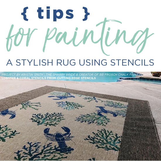 Tips For Painting A Stylish Rug Using Stencils