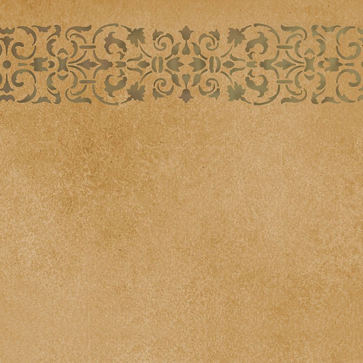 Arabesque Stripe Wall Stencil - Factory Second
