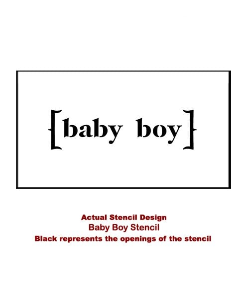 Baby-boy-stencil-design