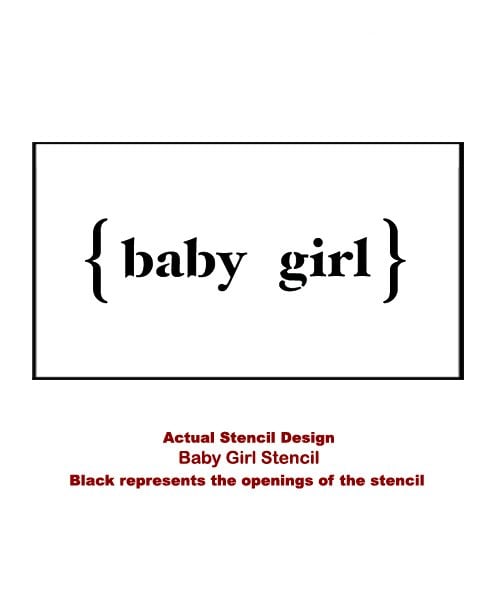 Baby-girl-stencil-design
