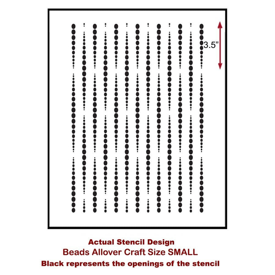 Beads-allover-small-craft-furniture-stencil