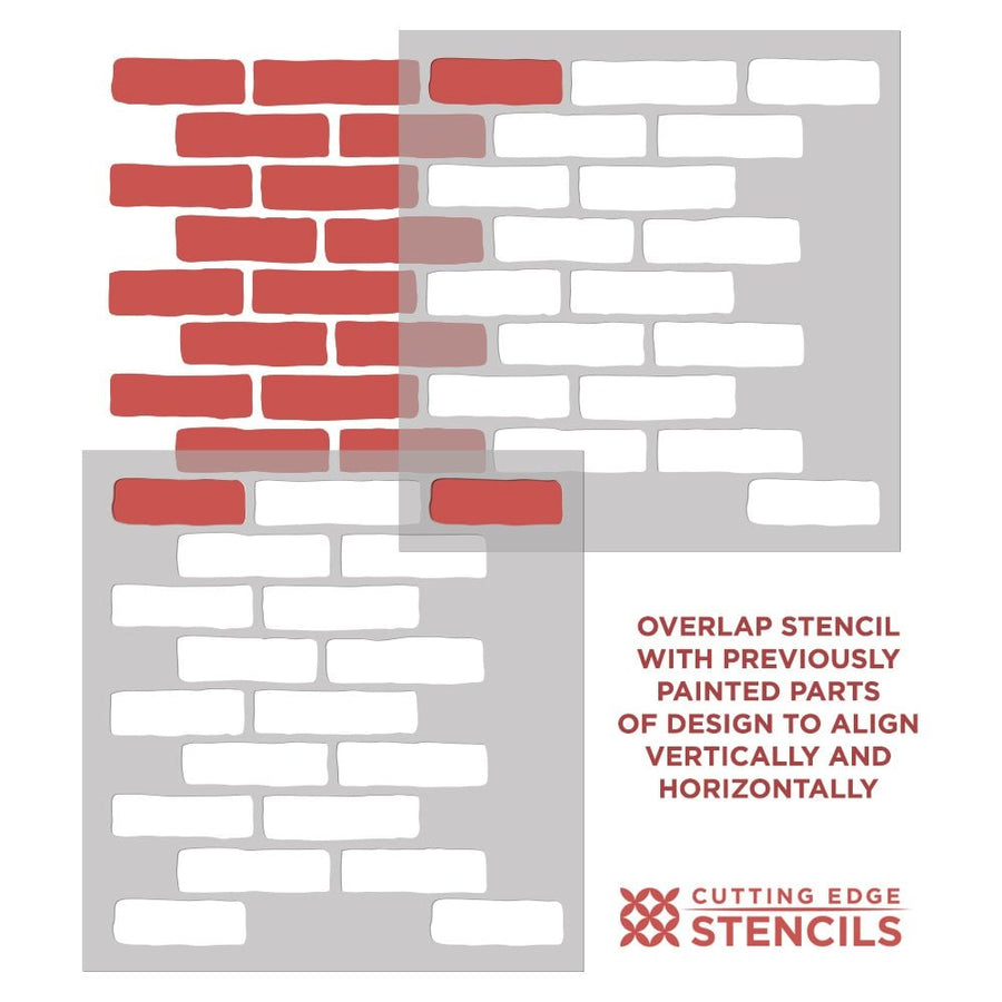 Bricks-Allover-stenciling-instructions