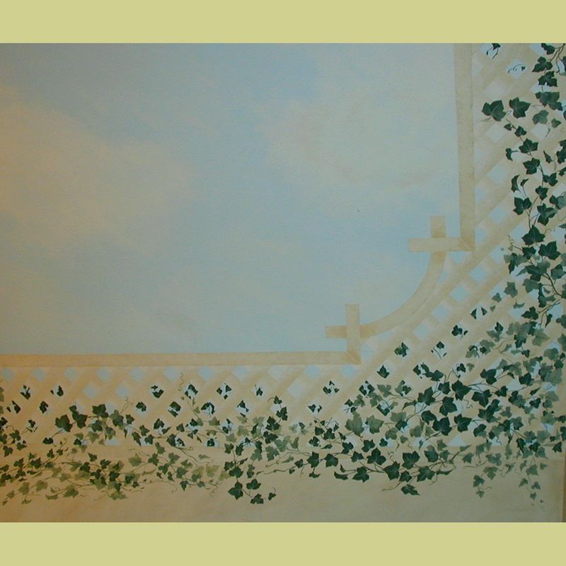 english ivy stencil