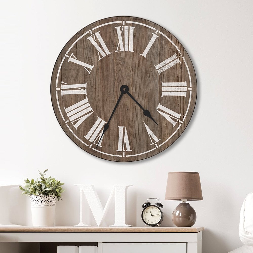 Farmhouse Clock Stencil | Reusable Clock Stencils for Rustic Farmhouse ...