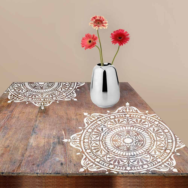 Avignon Medallion Mandala Stencil