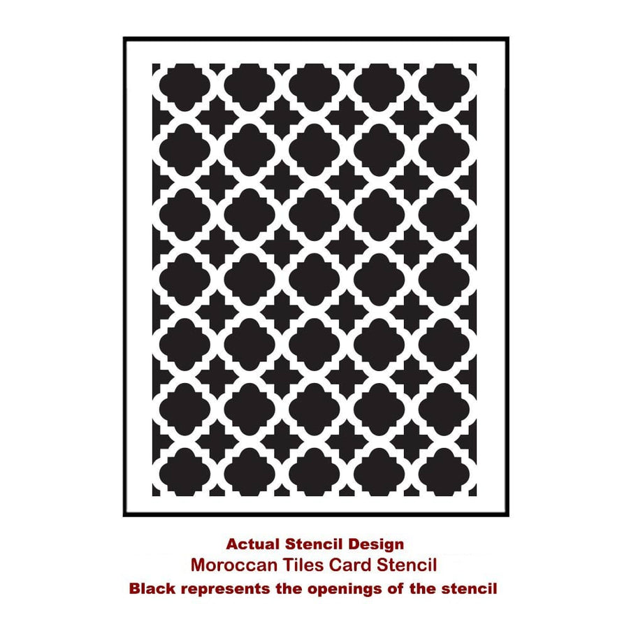 Moroccan-tiles-small-card-template-stencil