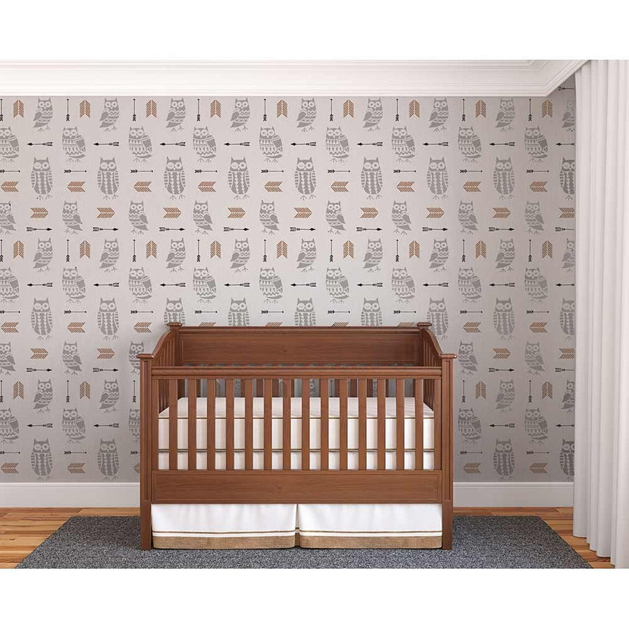 Owl-owls-nursery-stencil-pattern-arrows