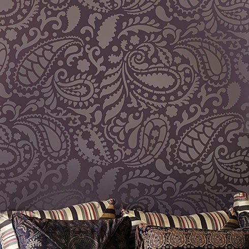 paisley stencil