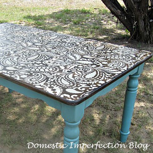 Paisley Allover Stencil