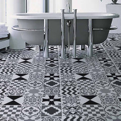 Patchwork Tiles Stencil Pattern