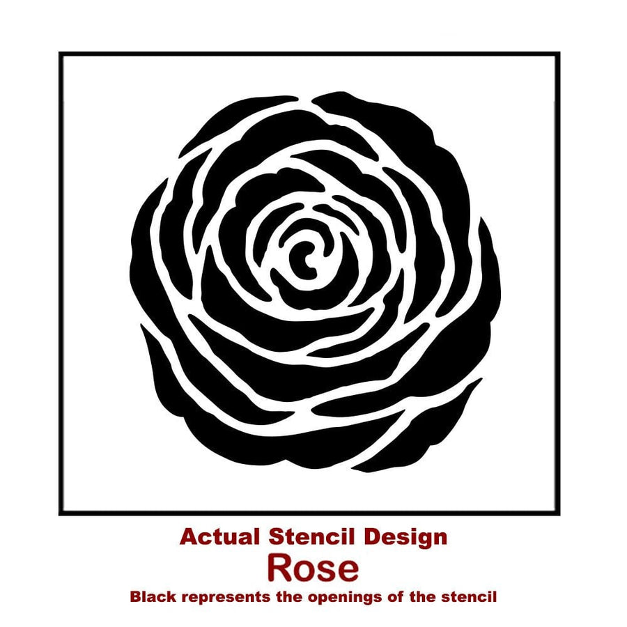 Rose-flower-stencils