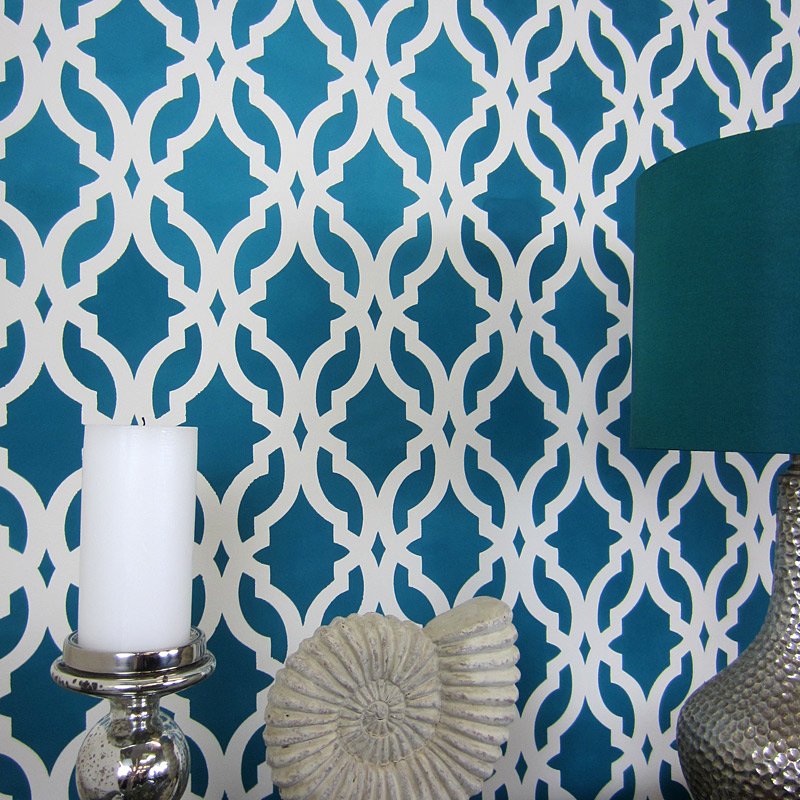 wall-stencils-wall-stencil-patterns-stenciling-project