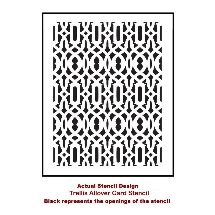 Trellis-allover-small-card-template-stencil