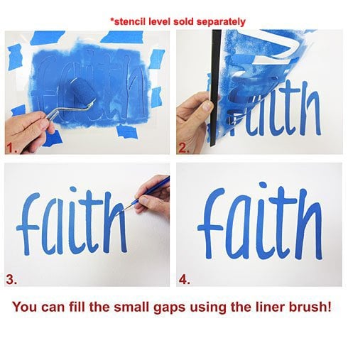 Word-stencil-faith
