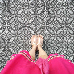 Aloha Tile Stencil