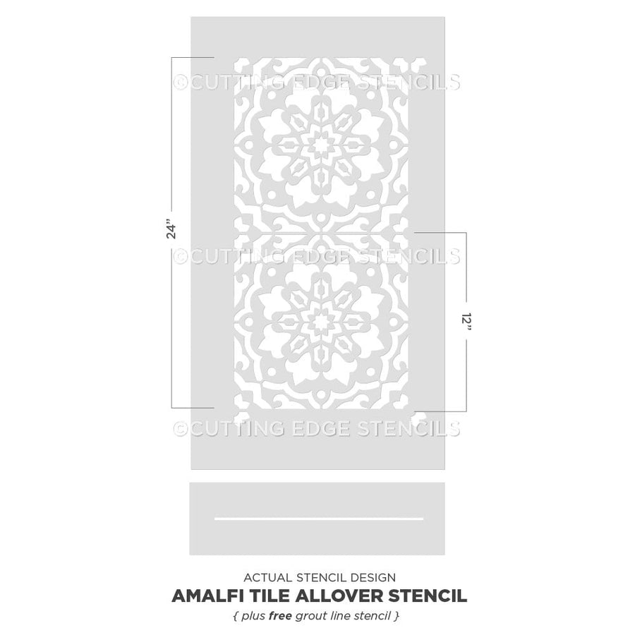 Amalfi Tile Stencil