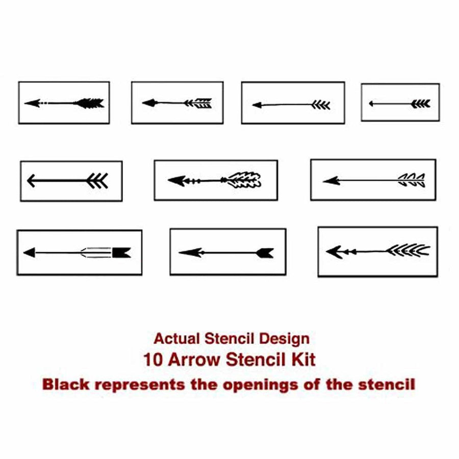 arrow-stencil-kit-DIY-wall-decor-actual