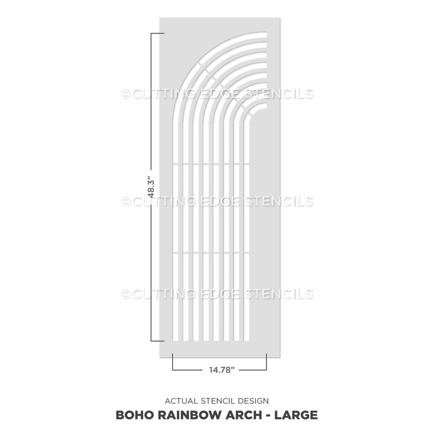 boho rainbow arch actual image large