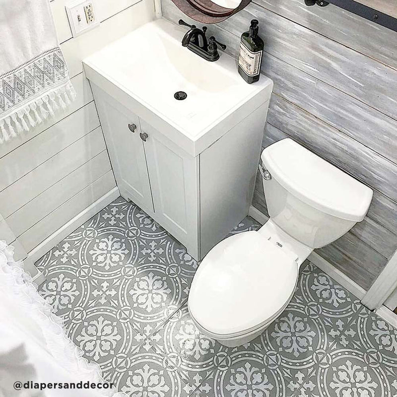 Calista Tile Stencil