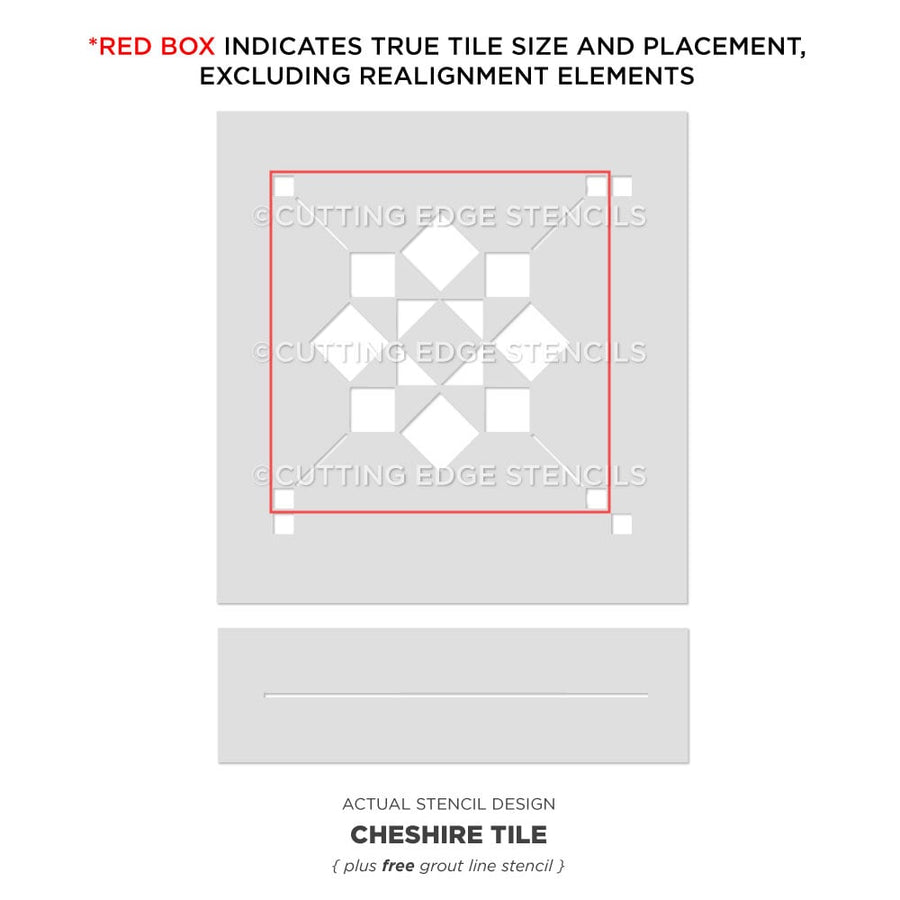cheshire tile stencil actual