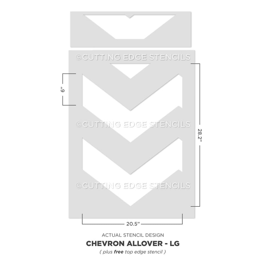 chevron stencil