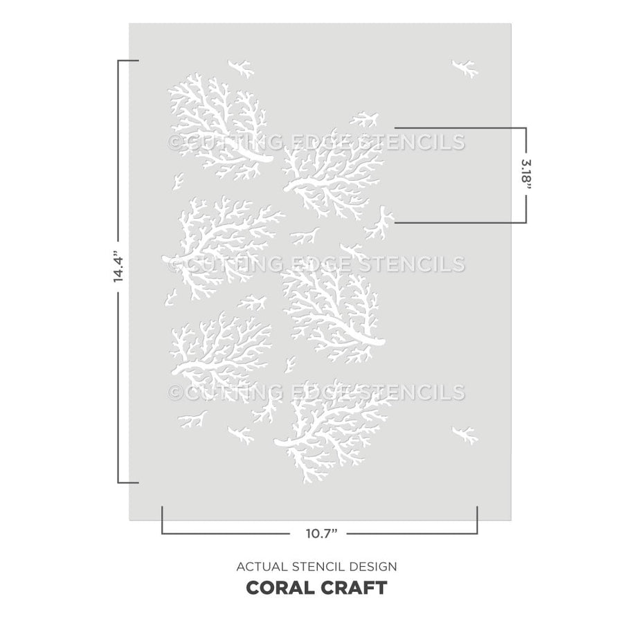Coral Craft stencil for furniture
