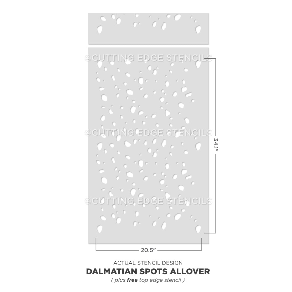 dalmatian-spots-stencil-instead-of-spotty-wallpaper-trendy-diy-home-decor for Free Dalmatian Spots Stencil Printable Dalmatian spots stencil instead of spotty wallpaper - Trendy DIY home decor for Free Dalmatian Spots Stencil Printable
