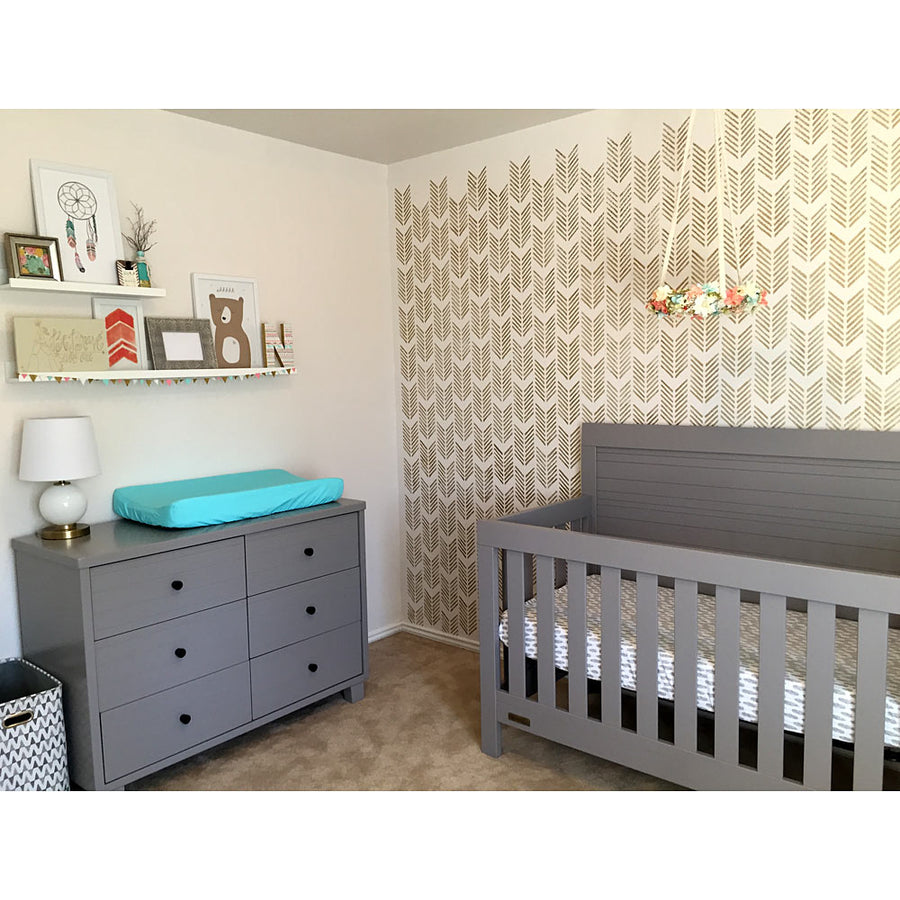 nursery-stencils-walls-modern-nursery-wall-stencil
