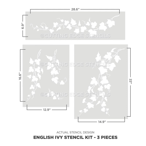 Wall stencils, stencil designs for DIY wall decor. Reusable wall ...