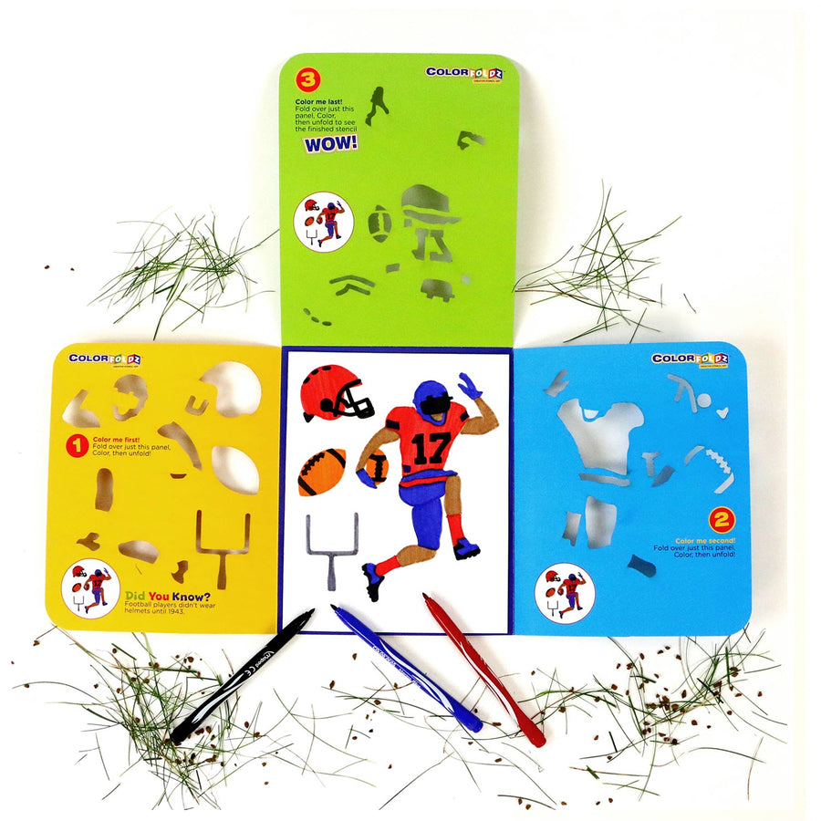 football stencil